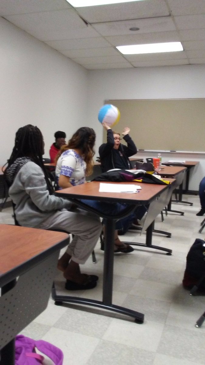 Friday Funday! We celebrated International Education Week at <a href="/USCAiken/">USC Aiken</a> by learning signs in ASL for countries and major religions around the world. Even had a beach ball "globe" for practice (we tried!). <a href="/USCAstudentlife/">USCA Student Life</a> #ASL