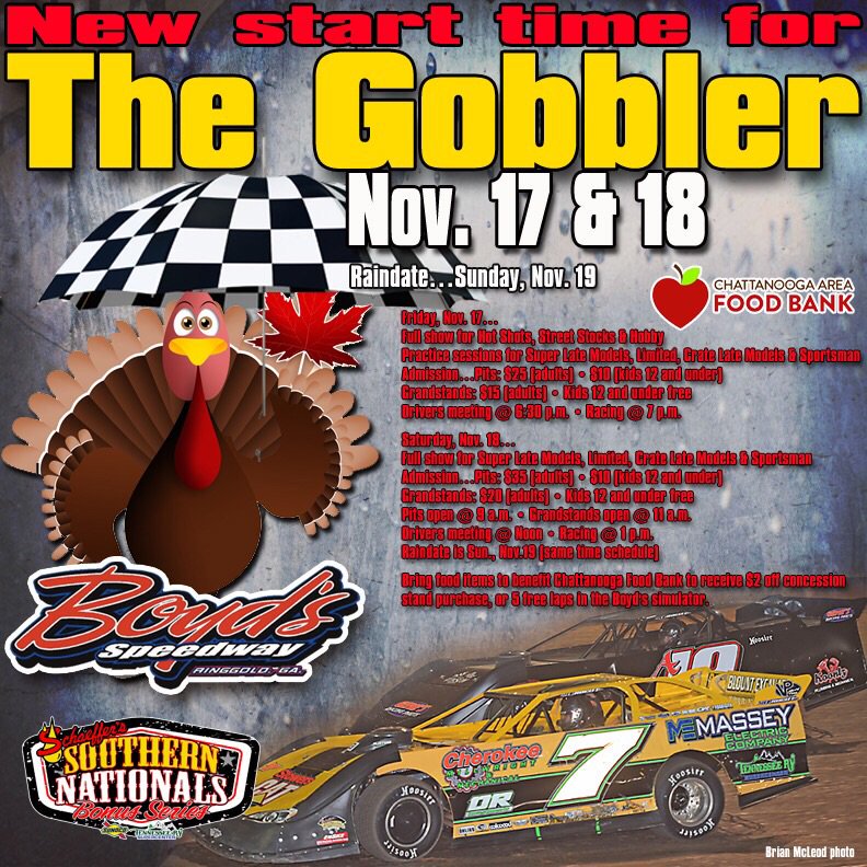 indieegroup's tweet photo. The 29th Annual Gobbler is tonight @Boyds Speedway! Full Super Late Model Show. $5,000 to Win. #leonhardimotorsports #motorsportsengine #fastzach #latemodelracing #peopleofthegumbo #twentyfour https://t.co/AMBmq37wuA