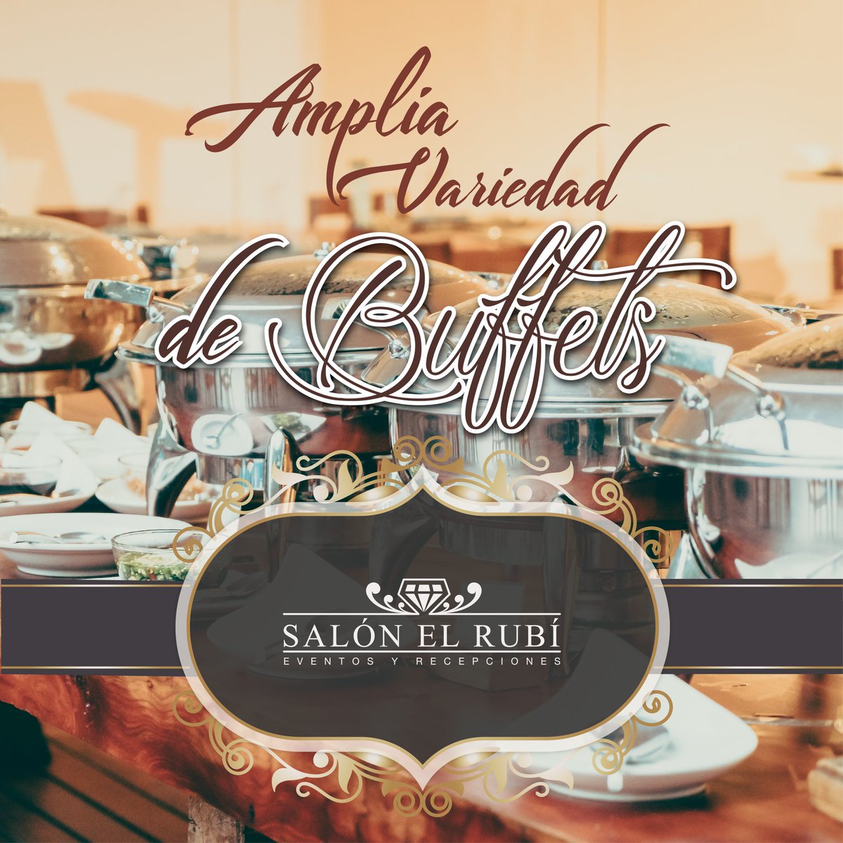 salonelrubi's tweet photo. El buffet también es una alternativa ideal para que cada comensal pueda probar una mayor variedad de platos. 
¡Tú eliges! 🥂🍽️
☎ Más info: 0992254950 
#EventosRubi #eventosgye #Eventos #Buffet #Wedding https://t.co/BhYx8NIOFq