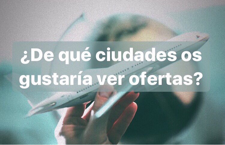 tupasaporte's tweet photo. Vuestra opinión nos importa. https://t.co/pfSkP6Trvk