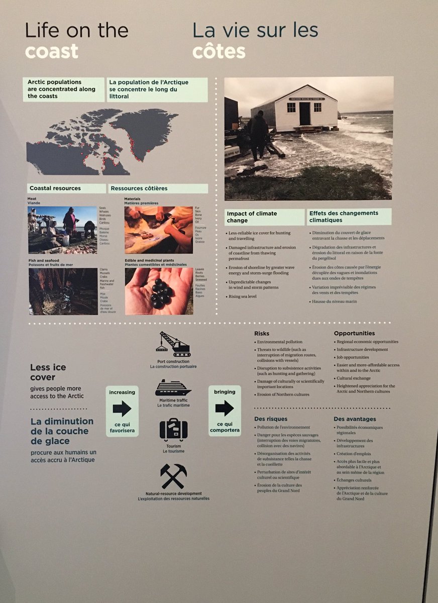 GlblCanuck's tweet photo. The new #Arctic exhibit at @MuseumofNature is fabulous! #geographicalthinking #indigenous #inuit #humangeography #physicalgeography #climatechange #geography #geographyteacher https://t.co/681yBNxRz5