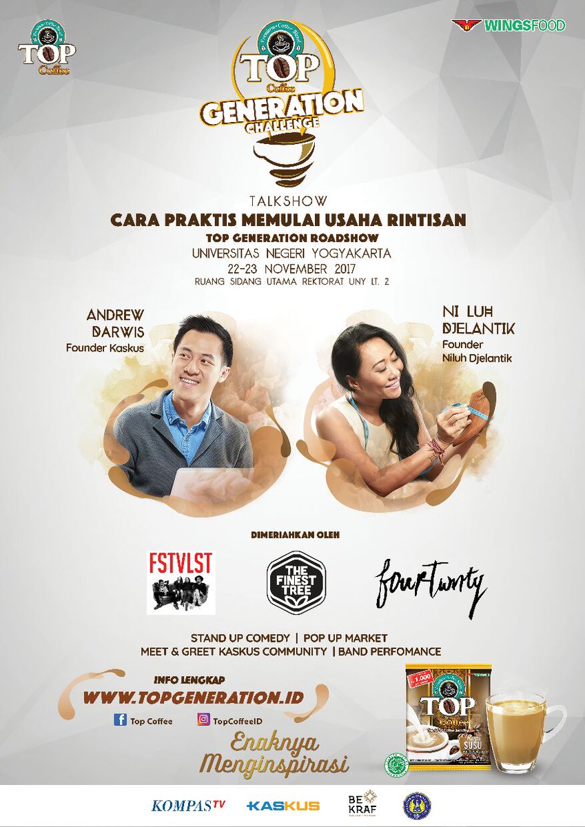 unyofficial's tweet photo. Yuk, datang ke Pop Up Market di halaman gedung Rektorat UNY. Banyak acara keren dan inspiratif di sana. Pastikan dan catat tanggalnya: Kamis, 23 November 2017. See you there, guys! https://t.co/oYZUYLjwce
