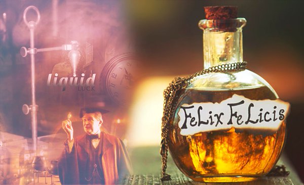 Hogwartssite's tweet image. RT a este Felix Felicis y acabarás el 2017 con mucha suerte