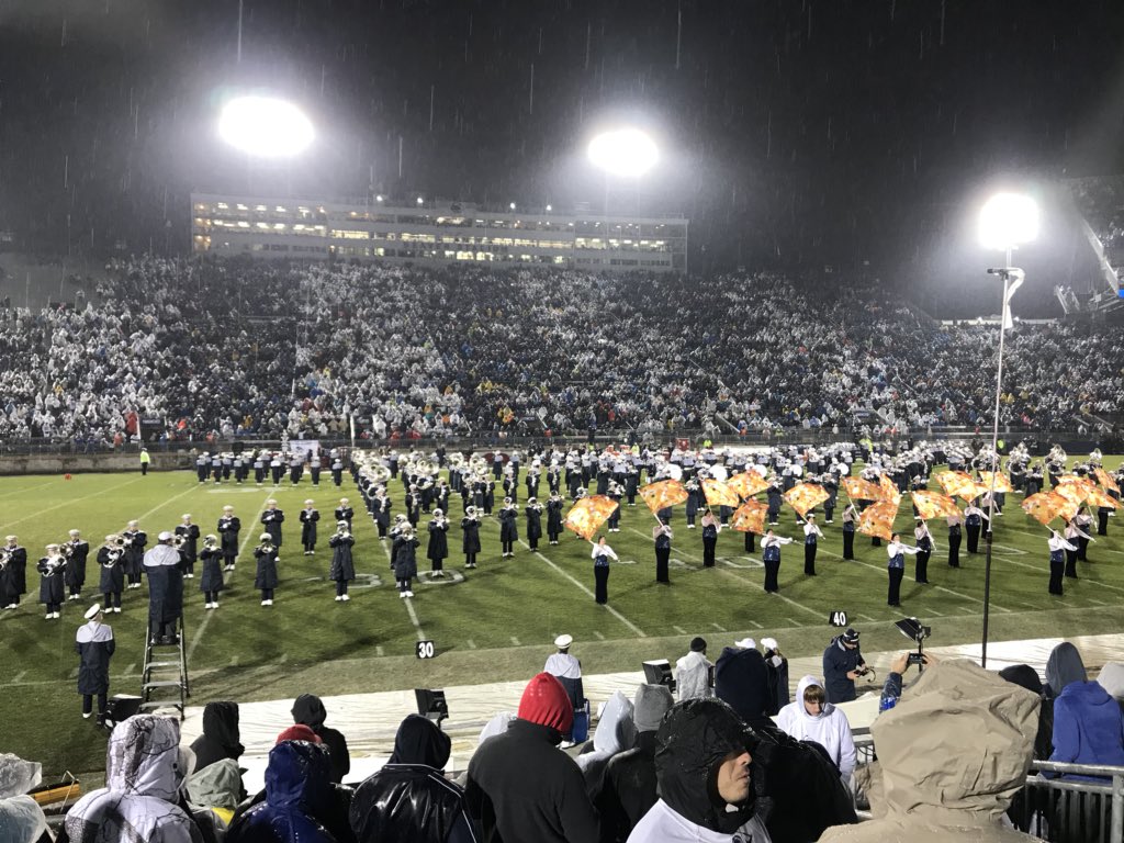 In their final performance on the field at <a href="/PennStateFball/">Penn State Football</a> Beaver Stadium, the 2017 <a href="/PSUBlueBand/">Penn State Blue Band</a>! Welcome to <a href="/PennStateAlums/">Penn State Alumni</a>, seniors — we’ll see you at <a href="/PSUHomecoming/">PSU Homecoming</a> as part of <a href="/PSU_AlumniBand/">PSU Alumni Blue Band</a>!