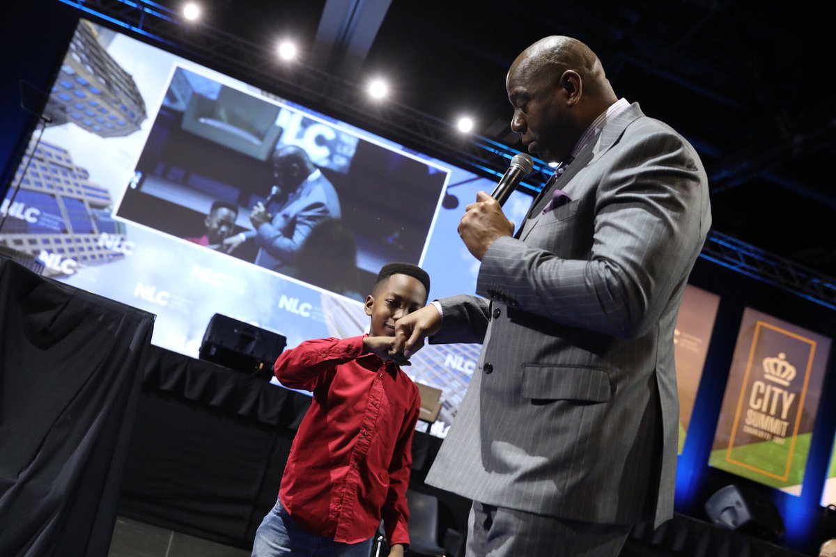 “If you can’t dream it… you can’t become it” - <a href="/MagicJohnson/">Earvin Magic Johnson</a> inspires at #CitySummit17