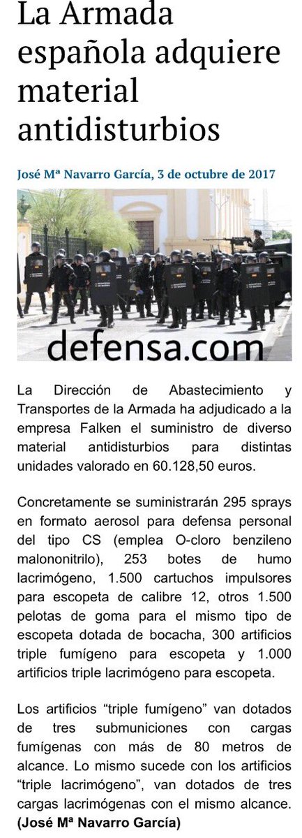 kukox_kukox's tweet photo. Que dice el Ministro que lo de los muertos de @martarovira es una “burda patraña”.

- Operación Cota de Malla
- Compra de material antidisturbios para el ejército
- Acuartelamiento cercano de tropas

Pues oiga igual hay algo de verdad no?

#ArmyGate https://t.co/d8CGejwf8R