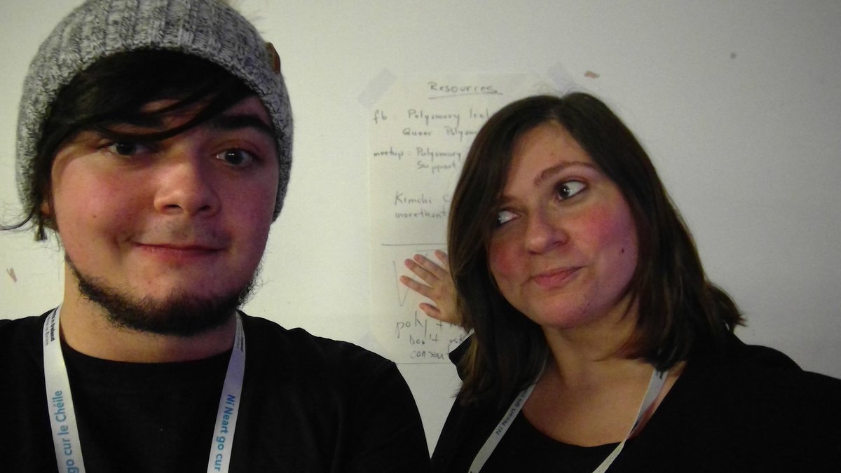 DKITLGBT's tweet photo. Talking consent in polyamory with the fabulous Catalina Vieru and learning about all things poly! #PinkTraining17 #SurfaceSelfie https://t.co/HjAxtj5QRi