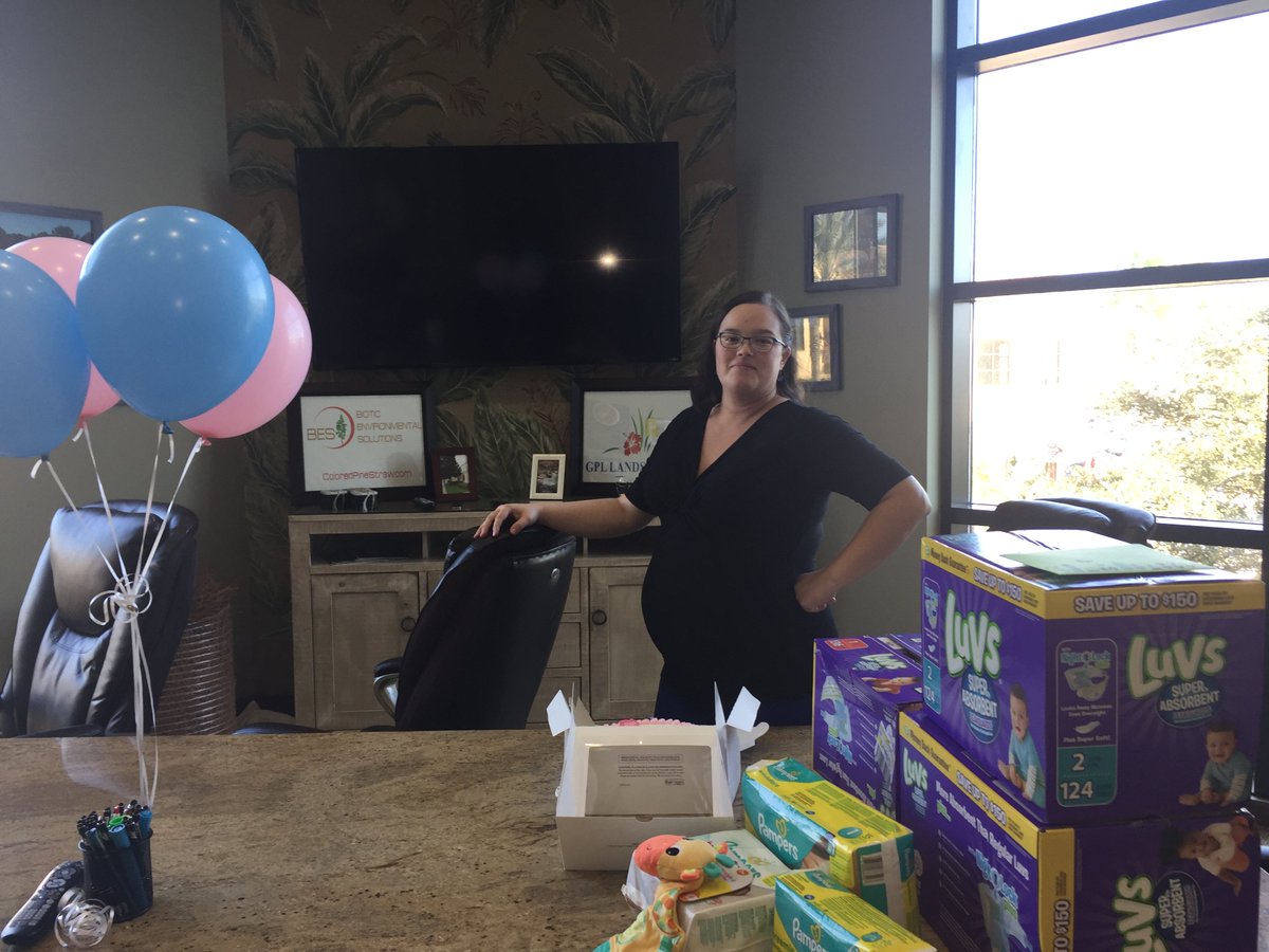 GplLandscaping's tweet photo. Congratulations to the Martinez-Stockstill family!  It's still a surprise... tell us if you think it's a baby boy or baby girl.
#congrats #baby #boyorgirl #workfamily https://t.co/lP2wdXAXAh