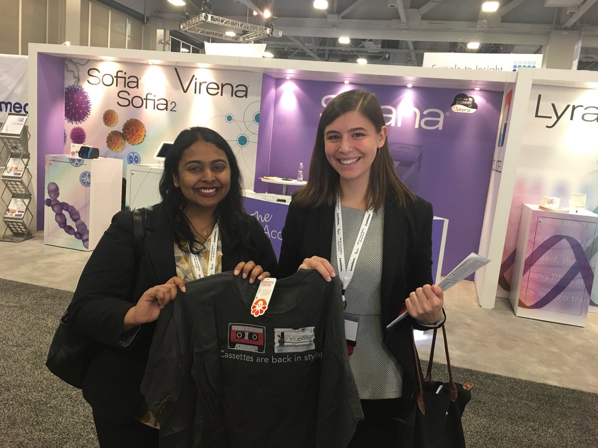 iCubate's tweet photo. Thanks for coming by the @icubate booth. Enjoy the t-shirt #cassettesarebackinstyle @AMPath #AMP2017. https://t.co/64x4Q0gs8P
