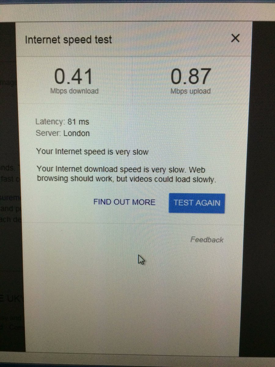 ballstar's tweet photo. @OriginBroadband current FIBRE SPEED this is a joke. https://t.co/xoZhRrgeBp