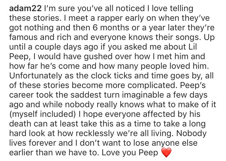 adam22's tweet photo. ❤️ @Lilpeep https://t.co/bS2mXvAduP