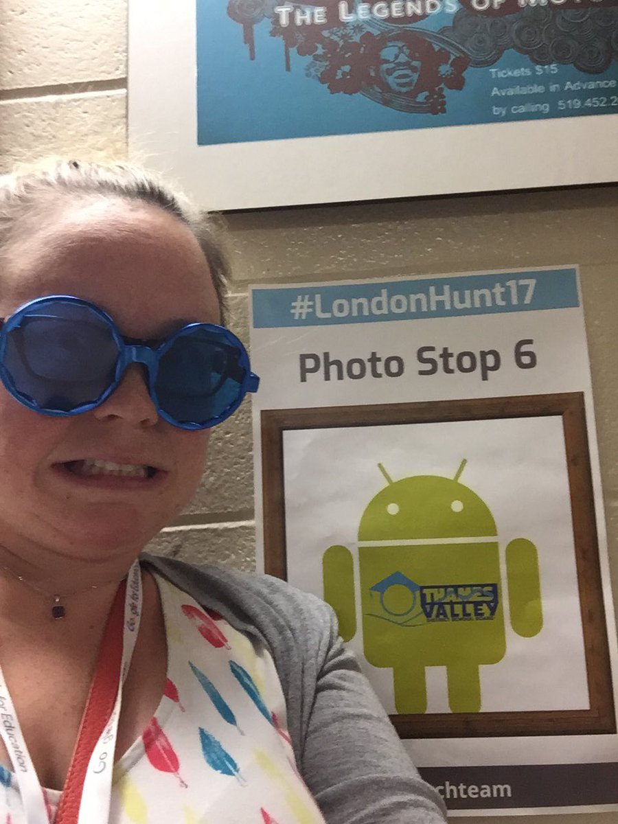 MrsBoutilier4's tweet photo. #LondonHunt17  #EdTechTeam https://t.co/5a3DHto0u1