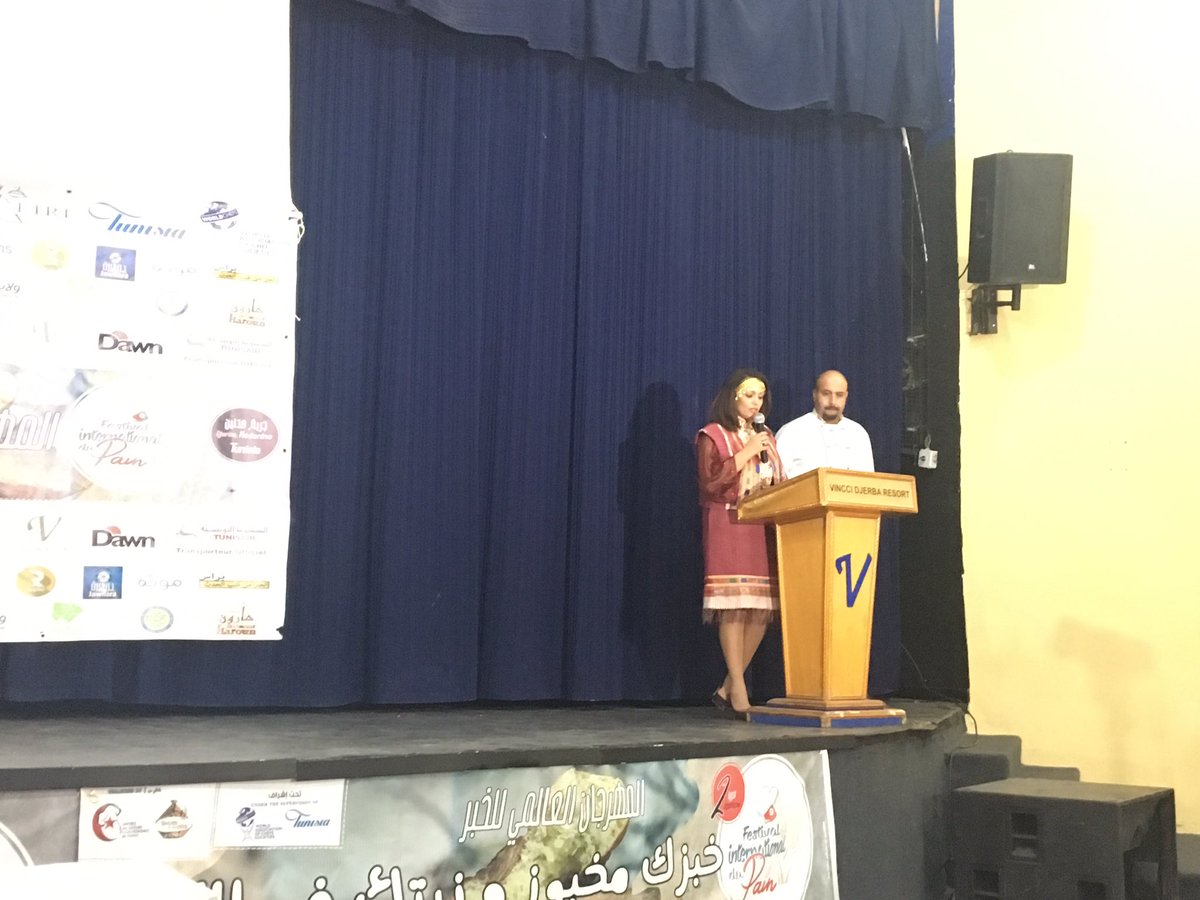 The award ceremony is underway! #ukbakingteam #tunisia2017 #festivalinternationaldupain 🍞🥖

<a href="/DawnFoodsUK/">Dawn Foods UK</a> <a href="/Russums/">Russums</a> <a href="/TheChoughBakery/">The Chough Bakery</a> <a href="/Bachmanns/">Bachmanns Patisserie</a> @Marriages_flour @coopswinton <a href="/BegumNadiya/">Nadiya Jamir Hussain</a>