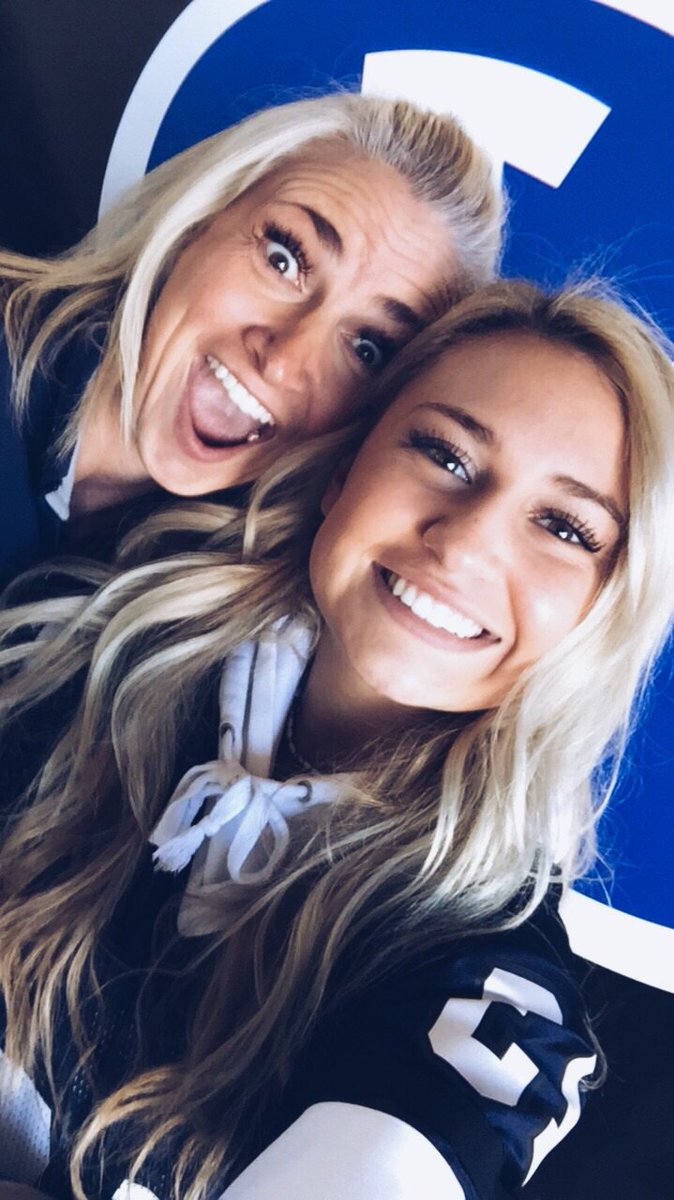 abby_richins's tweet photo. #imlovinitBYU game day with my pretty mama 💙 https://t.co/dj2JAgogEg