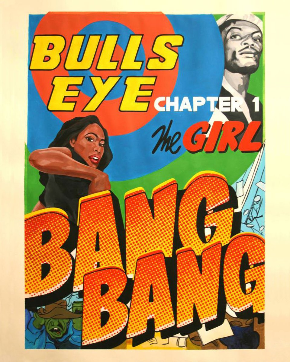 Really cool art show at the #FeelTheVibeJamaican pop-up this afternoon. See works from Jamaican/Australian artist Robin Clare fusing dancehall culture with elements  of pop art, retro comic book, cinematic and advertising influences. Stop by between 4-7pm to check it out!