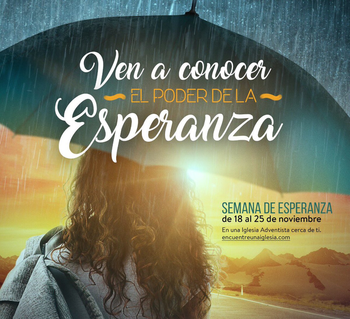 javiervc69's tweet photo. #ElPoderDeEsperanza sólo lo vas a encontrar en los brazos de Jesús.
Del 18 al 25 de Noviembre. #MOP @prertonkohler https://t.co/uR2abN4eb5