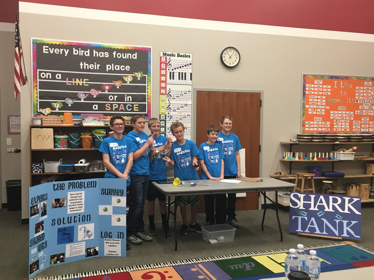 suecdavidson's tweet photo. Proud of our Pumas sharing their innovative solution to monitoring water usage in our homes. Way to go Robotic Rangers! #teampumas https://t.co/v4YkRBRC7Y