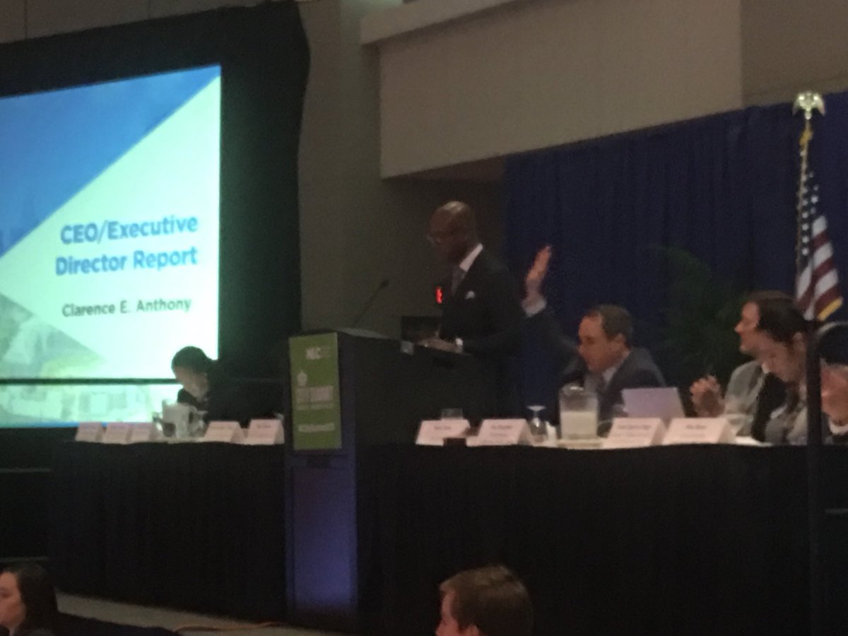 kscarrett's tweet photo. #NLC2017 is as strong as itโs ever been with the great leadership from outgoing President @zonemat and ExecDir @ceanthony50 #leaderslead https://t.co/c5ZZU9DL6T