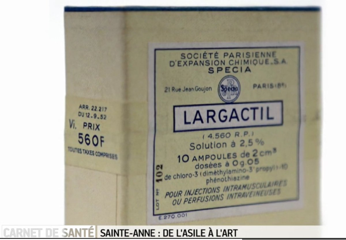 GhuParis's tweet photo. A revoir sur @Allodocteurs Sainte-Anne et son histoire, de la découverte du #Largactil à l'art-thérapie https://t.co/Ak8Cd94ufa
