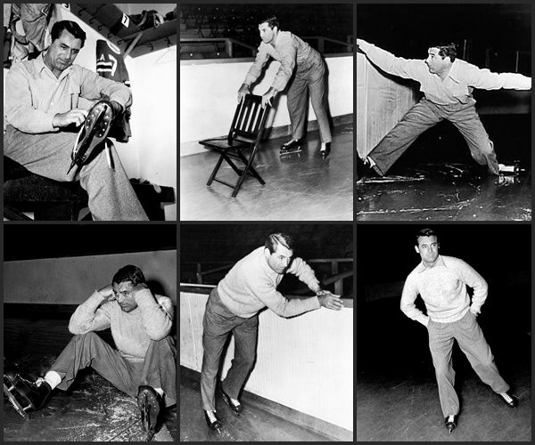 carycomeshome's tweet photo. Cary Grant practicing his ice-skating for The Bishop's Wife. We especially love the one on the top right! You can see how it turned out on Thursday 23 Nov @BristolCathedra  BOOK NOW https://t.co/aGbTGHUAxG @WeTheCuriousLST @ApresBristol https://t.co/EqfIColWZP