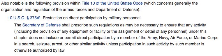 Under the  #FollowTheWhiteRabbit theory, Mueller and Mattis were both selected specifically due to serving in the Marine Corps. Supposedly the Marines are not subject to the Posse Comitatus Act (this claim is false) and would therefore be legally able to enforce martial law.