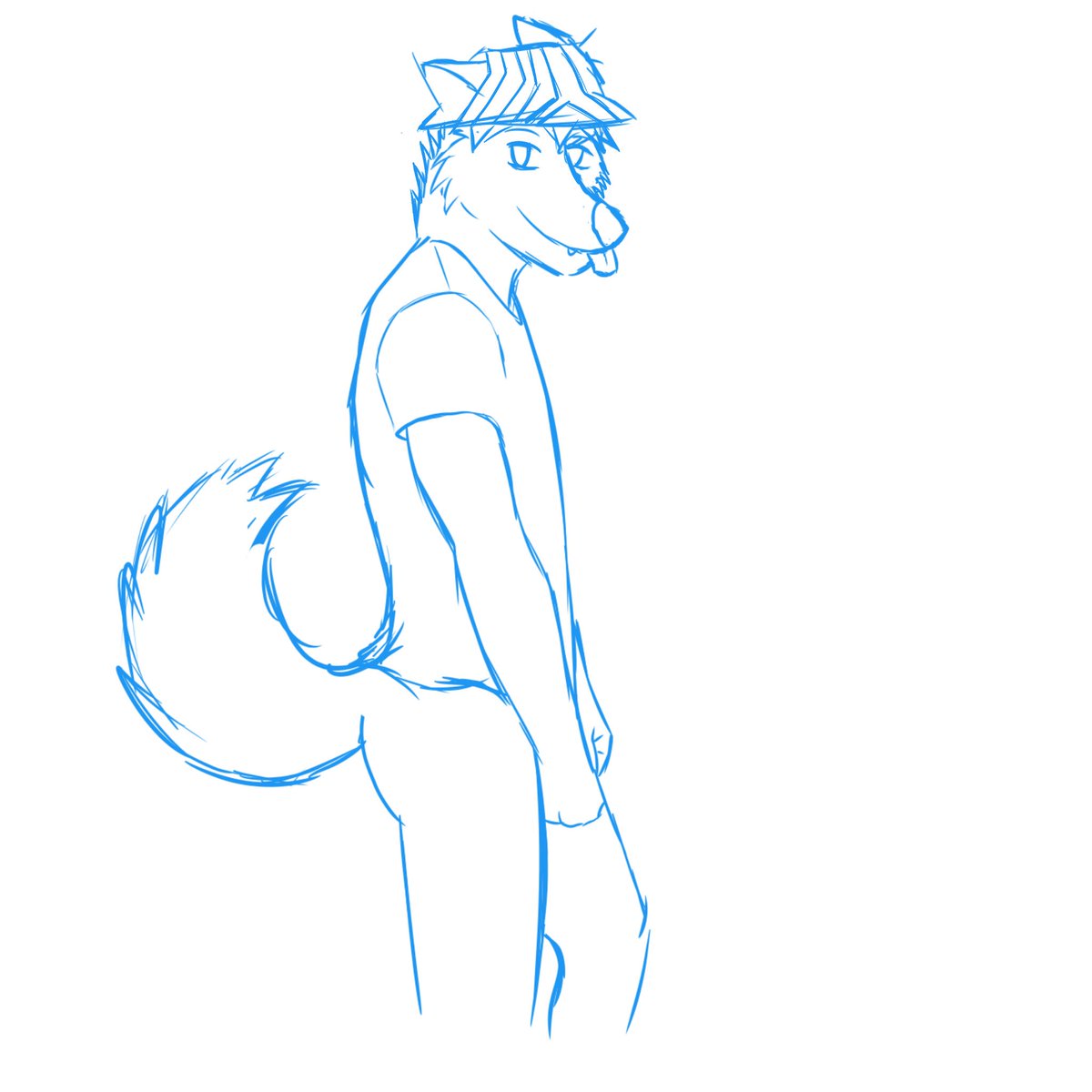 geowolf18's tweet photo. Quick sketch of Geo for #bottomlessrobbieday cus screw pants
also slight #nsfw https://t.co/qKx4JHEpRL