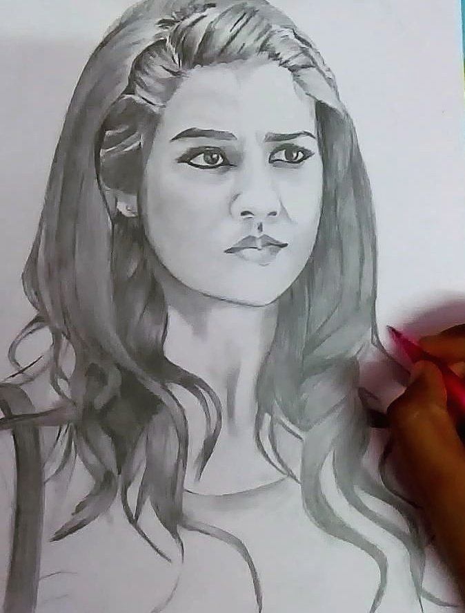PortraitPencil's tweet photo. HBD @nayanthara 💗 #fanart https://t.co/EErFofdLnM