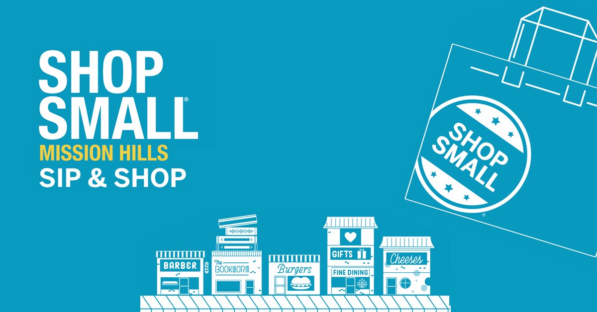 Sip & Shop is happening! Sat 11/25 Get your Free Sip List Guide before supplies run out! Discounted drinks, Free Trolley thru the ‘hood, & local shopping specials! #ShopSmall #MissionHillsSD #SanDiego #ShopSmallSanDiego