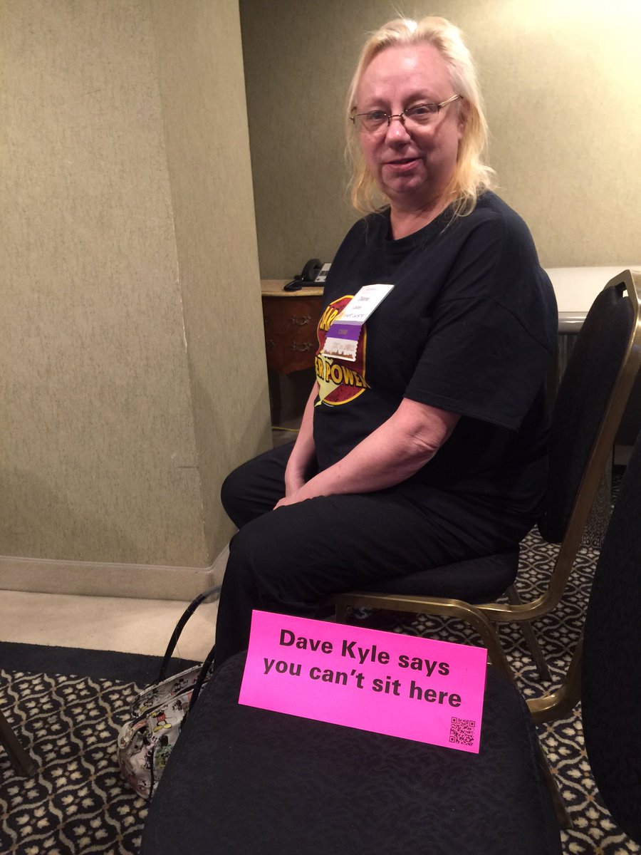 SFContario's tweet image. Even the Chair has to sit somewhere else.