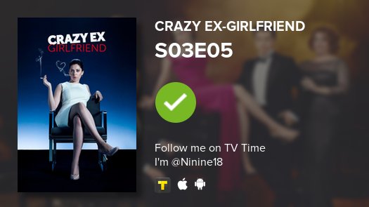 ChoupiZila's tweet photo. J'ai enfin vu S03E05 Crazy Ex-Girlfri...! #crazyexgirlfriend  #tvtime https://t.co/5D2SzK7HXA https://t.co/6ZHWE24OoT