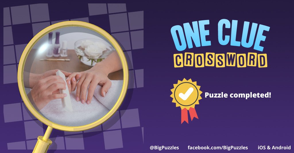 tuttimum's tweet photo. I completed a puzzle in One Clue Crossword. Play now for free!
https://t.co/VVrdn4B2Sy #OneClueCrossword https://t.co/LQQM75ndKX
