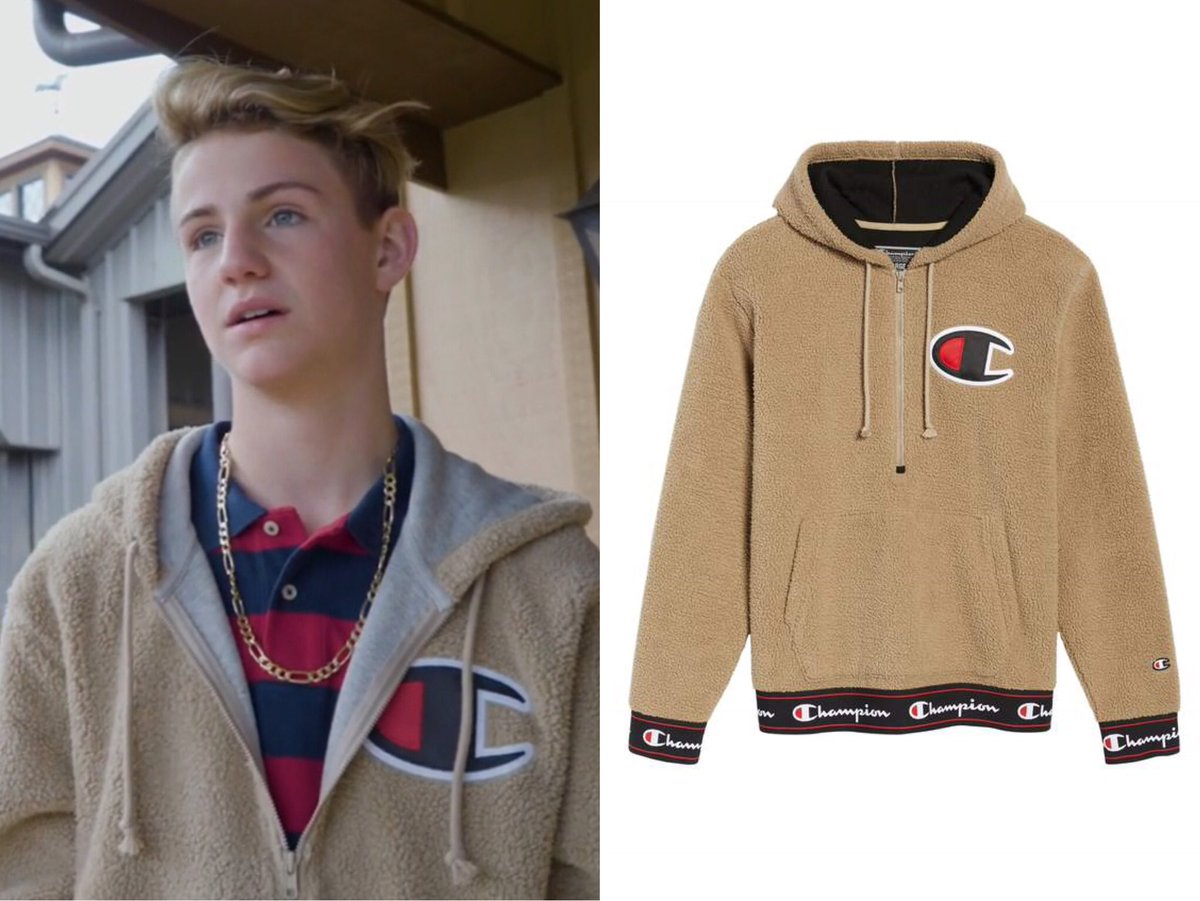 champion sherpa hoodie khaki