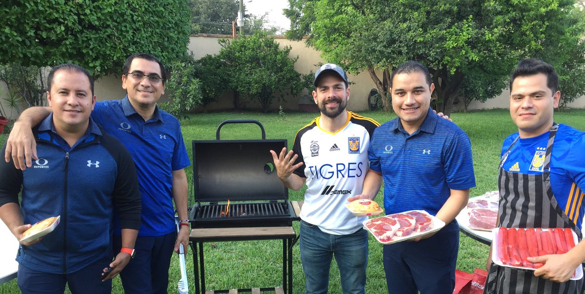 Listos para la carne asada