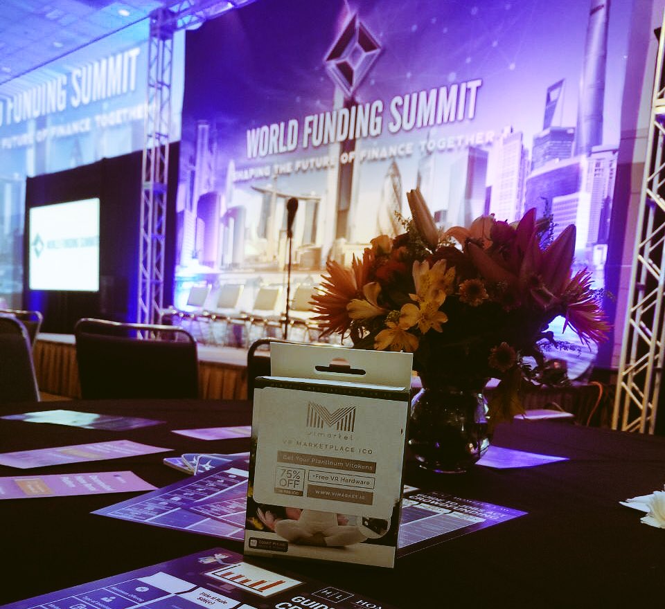 ViMarketDotCom's tweet photo. Happy to be a sponsor @FundingSummit today in #LosAngeles & complementary VR headsets for #WFSLA attendees https://t.co/cVQRTgxow6 #ico #BlockchainTechnology #BlockchainPRBuzz https://t.co/PB6wqjwDLZ