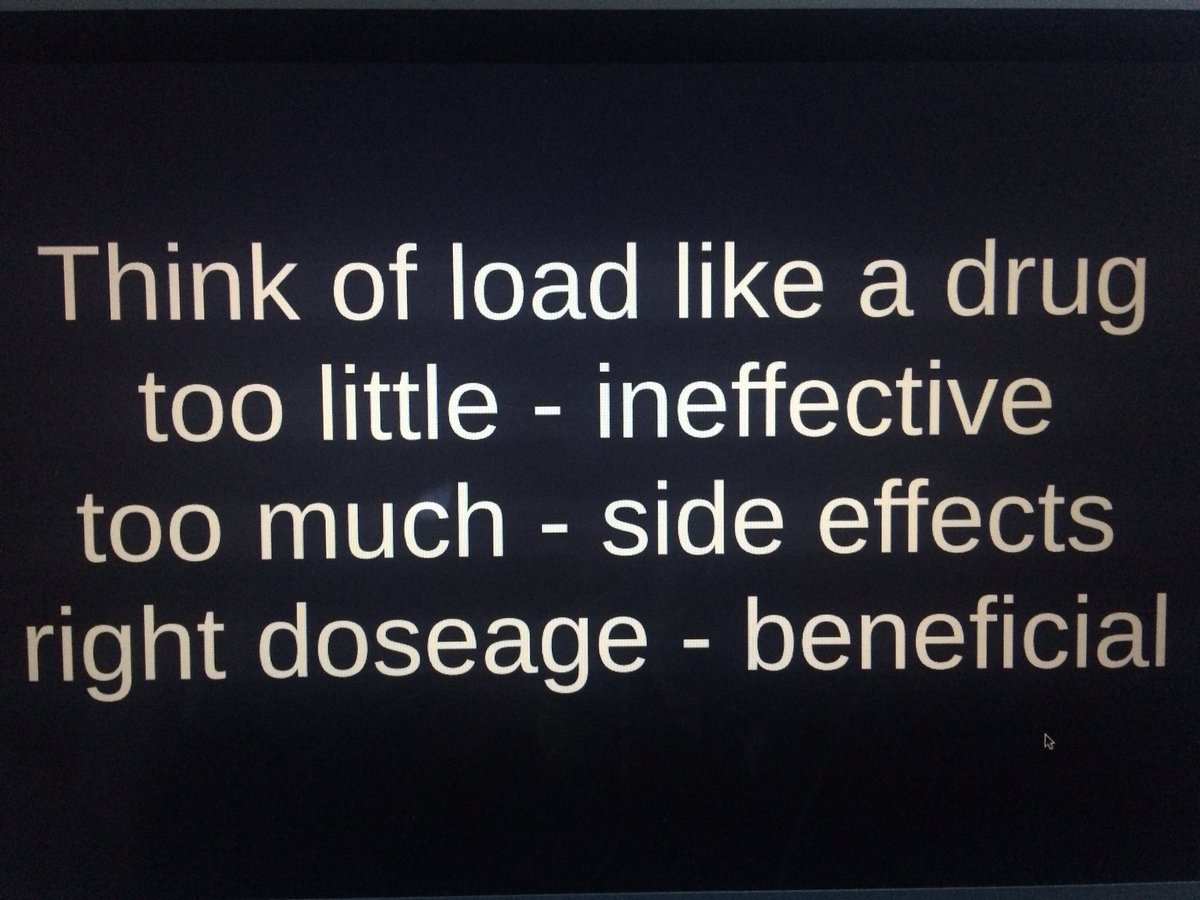 Salaso_'s tweet photo. Great nugget on exercise load from @pdkirwan presentation at #iscpconf15 Full presentation accessible here: https://t.co/bIgUVW66Vt A great read - thanks again for making it available Paul! 😃 https://t.co/35JuXCgmM8