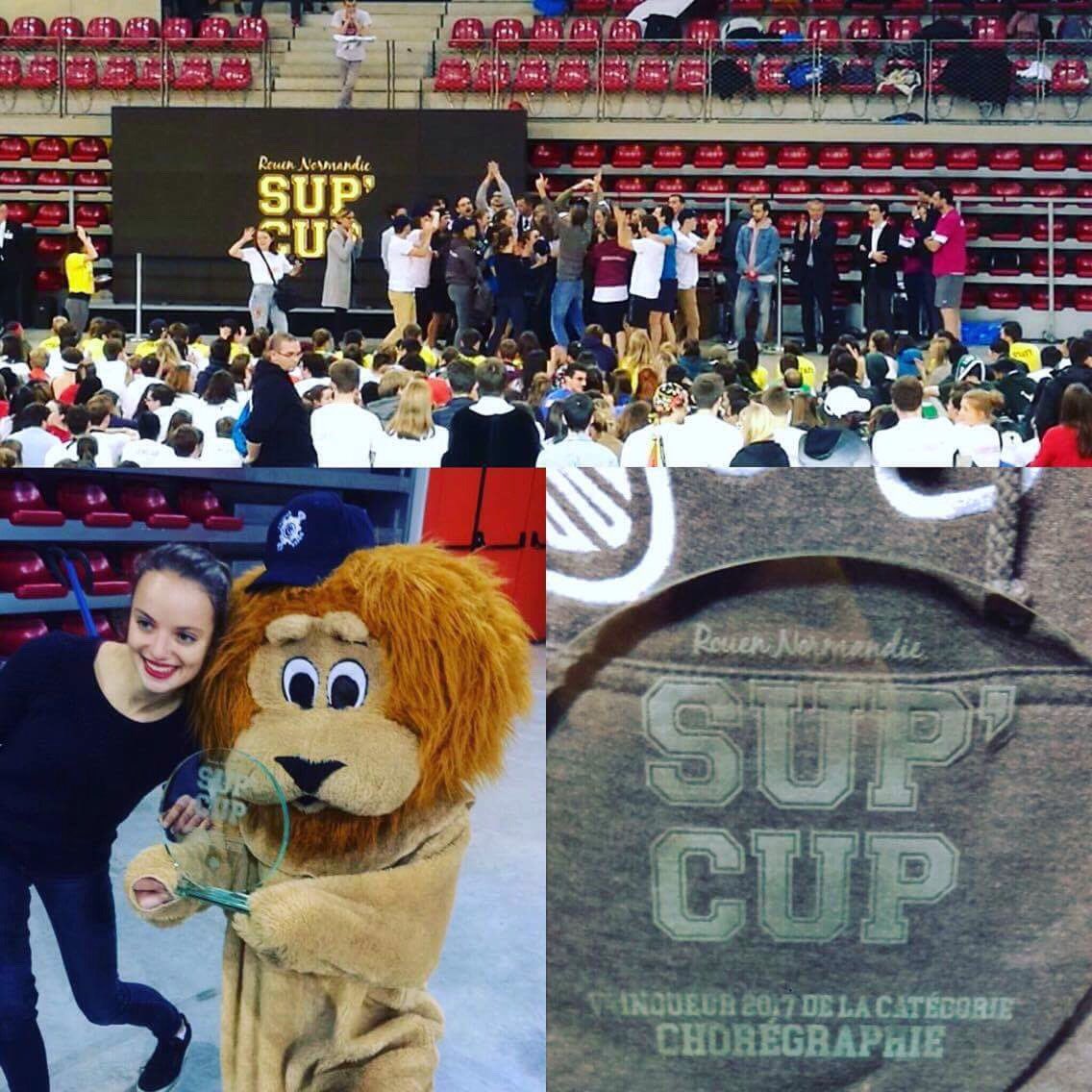 BdeESITech's tweet photo. Première place remportée par nos pompoms à la SupCup' 2017 dans la catégorie chorégraphie! 🥇Merci à toutes les personnes qui nous ont soutenues ! Merci à @maximedereymez d'avoir voté pour nous! Merci à la famille ESITech Rouen ❤️🔥🦁💪 #rouen #supcup2017 #cheerlading #ESITech https://t.co/LUVxi56Mv9