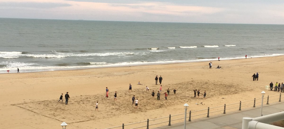 YLSLacrosse's tweet photo. How do The Thunderhawks celebrate an undefeated Saturday? Giant game of beach football! Great job today as all teams finish as the top seed in their pool. Impressed with the hard work and improvement all fall which is what matters most! Effort, coachable, have fun! https://t.co/BYXyq4RZcq