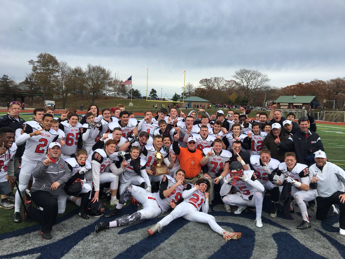 Congratulations to the Scarborough Red Storm Football Team!  State Champions. We are proud of you! #SHSathletics
