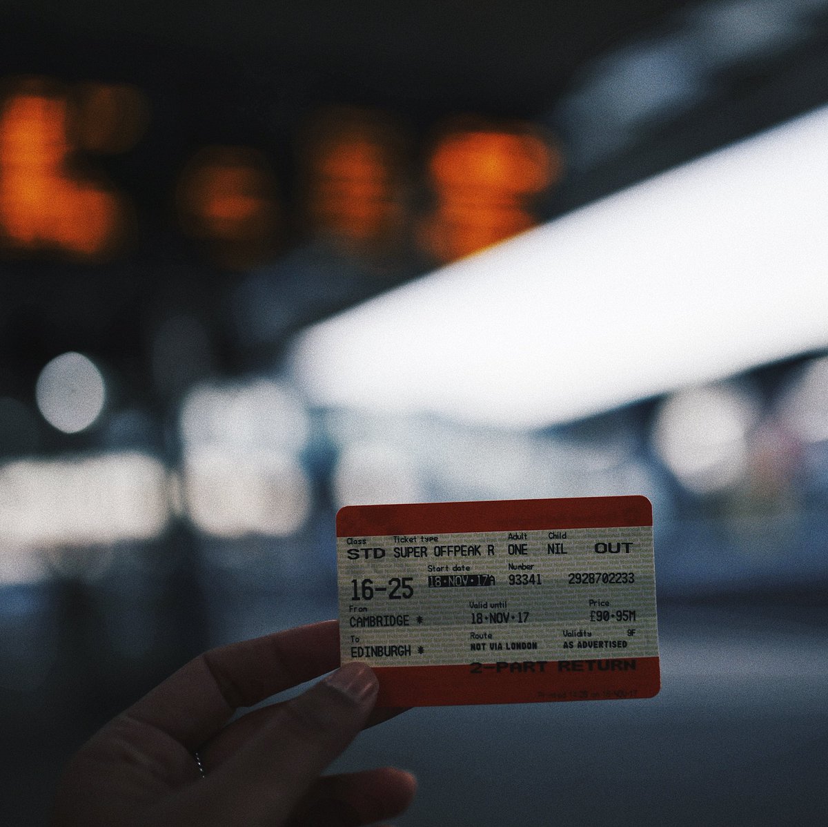 punk3298's tweet photo. Cambridge to Edinburgh ครั้งแรกกับการเดินทางโดยรถไฟคนเดียว :) https://t.co/v0WZaHMmXN