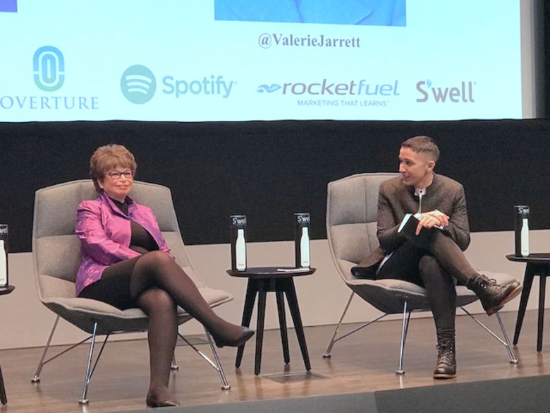 EllevateNtwk's tweet photo. .@ValerieJarrett Wants You to Stand Up For Those Without #Opportunity @ArielleDRoss @OvertureTech #STEMHD https://t.co/YSloMeUc0V https://t.co/USX5xxT93R
