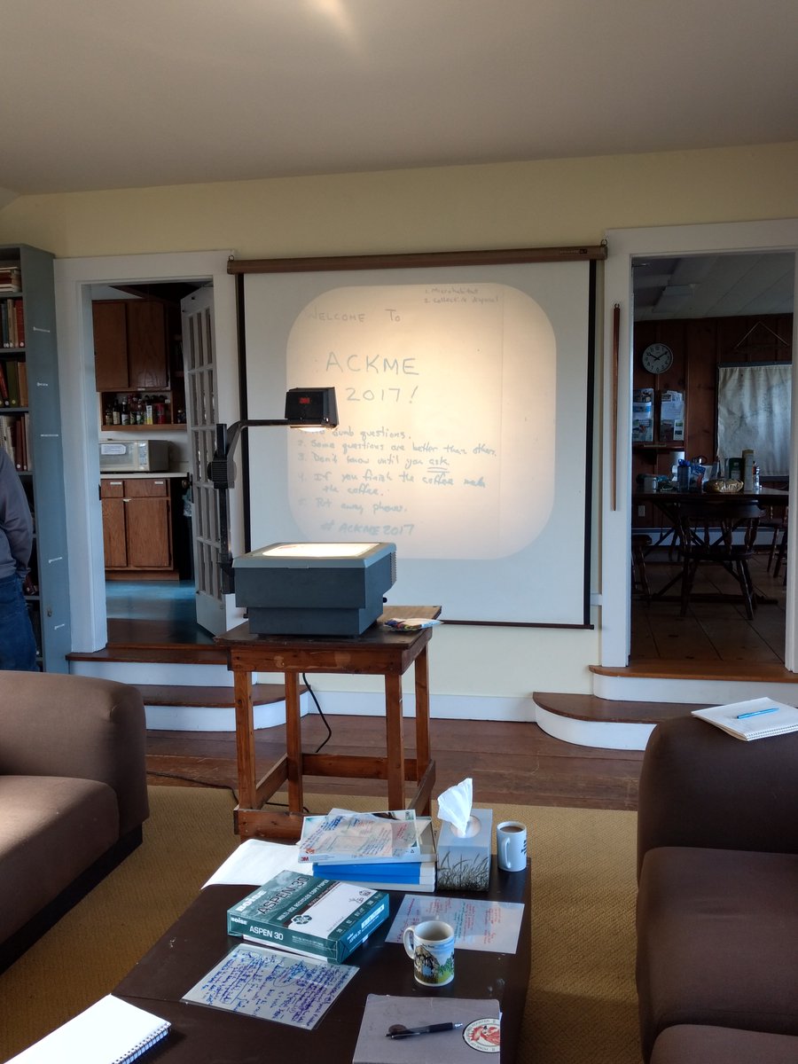 #ACKME2017 uses the best, most high-tech tools. #readyformath