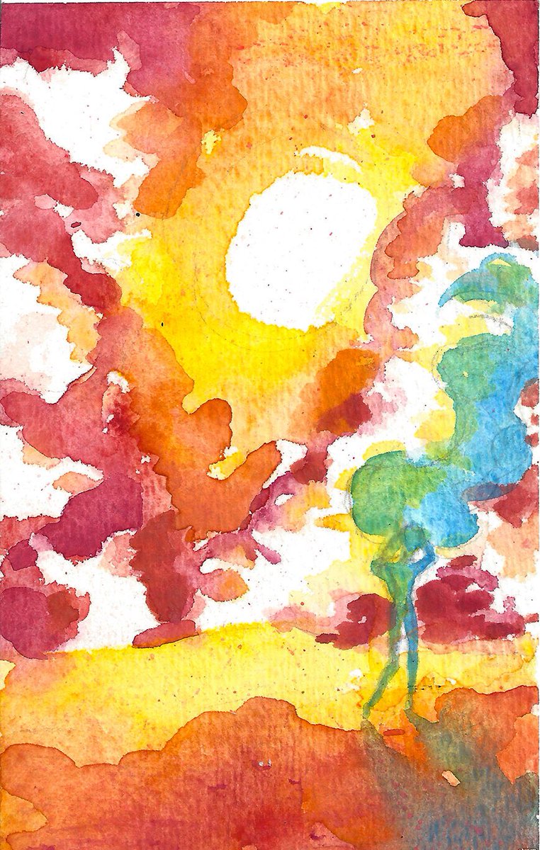 A small #watercolor #painting