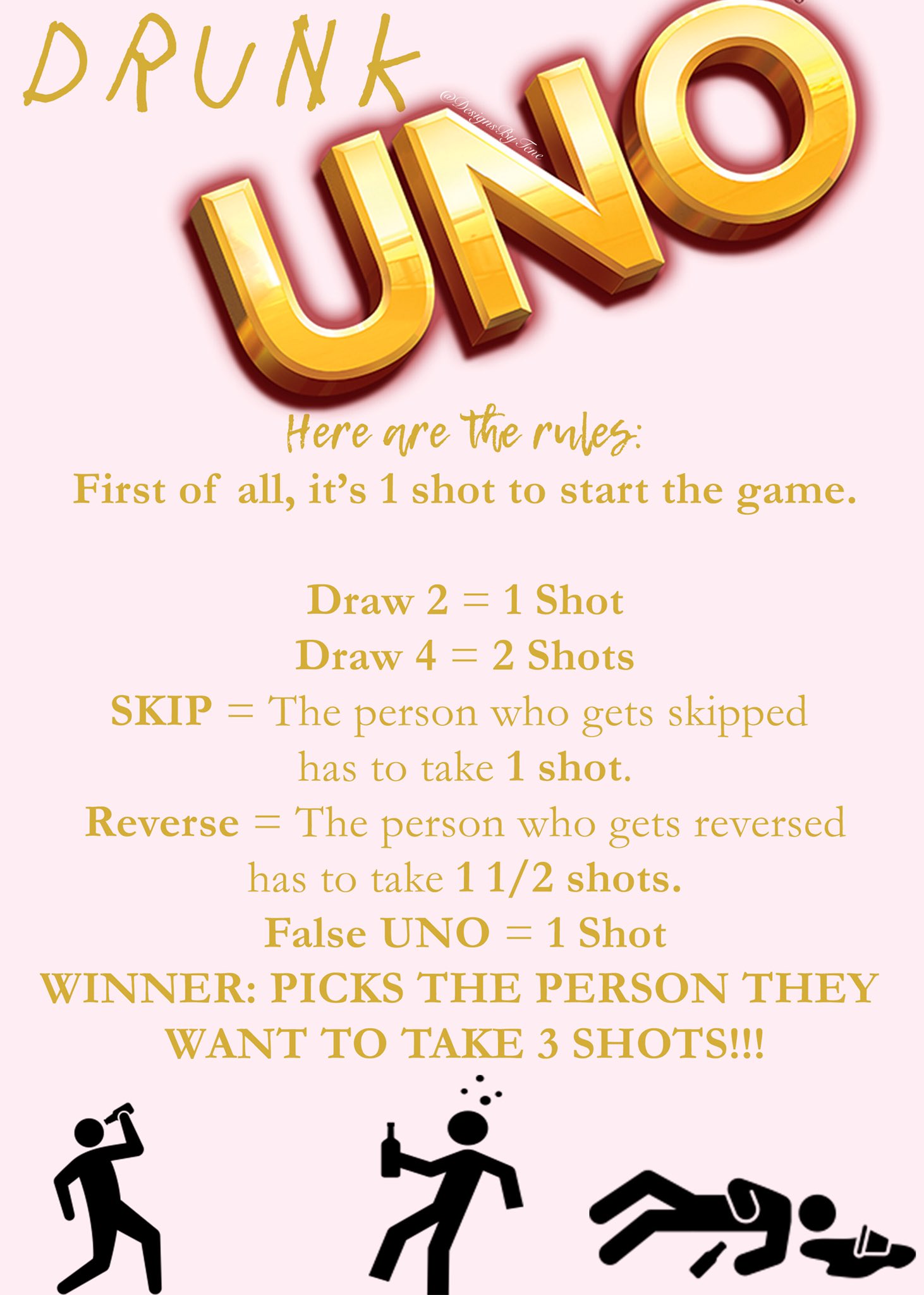 Drunk Uno Rules (Best Rules)