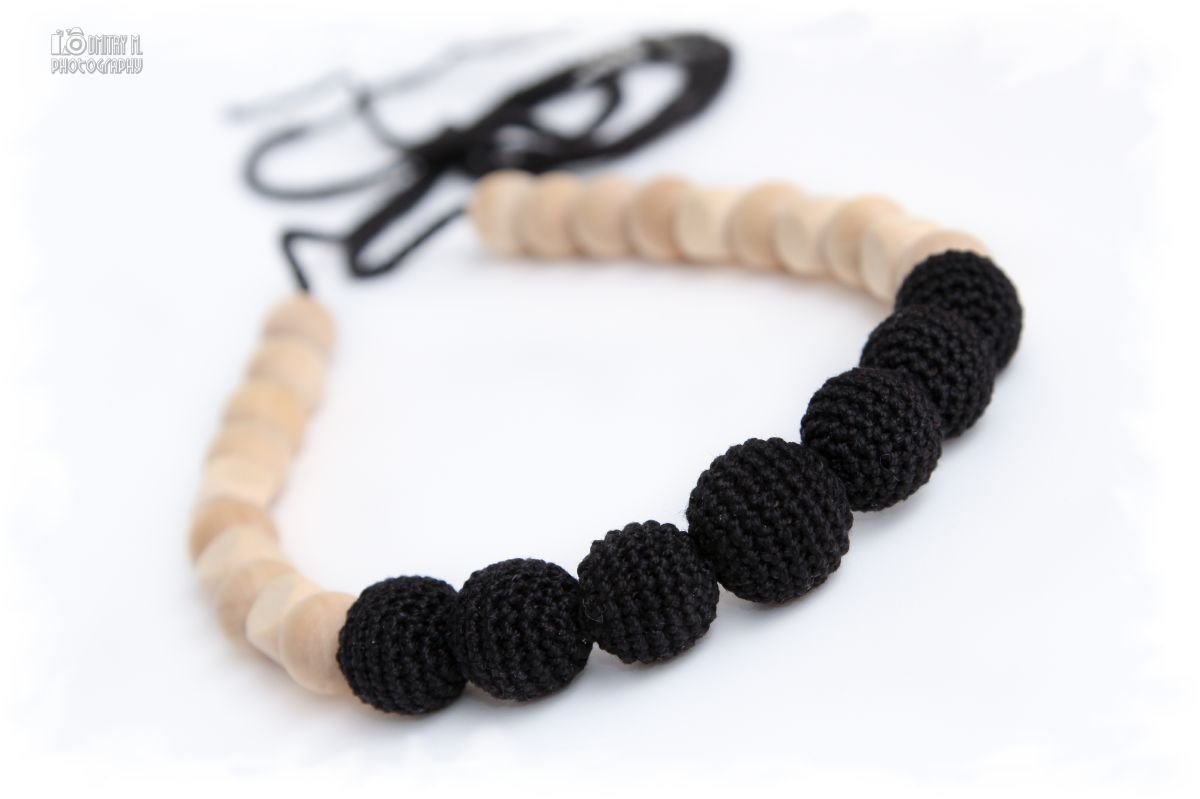 Excited to share the latest addition to my #etsy shop: Classic Black Little #Breastfeeding necklace etsy.me/2jD5Xqa #nursingnecklace