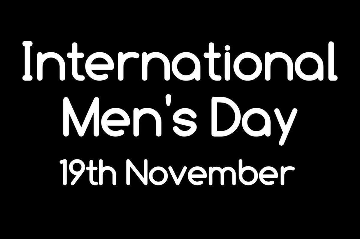 SSMusicTweet's tweet image. Happy International Men's Day! 

Men are the "Forgotten Gender." They deserve Respect equal to women but have been consistently denied it.

How many of us even know about this day?

NO celebration by the Govt
Neither at the Workplace
NO buzz in the Media

#InternationalMensDay