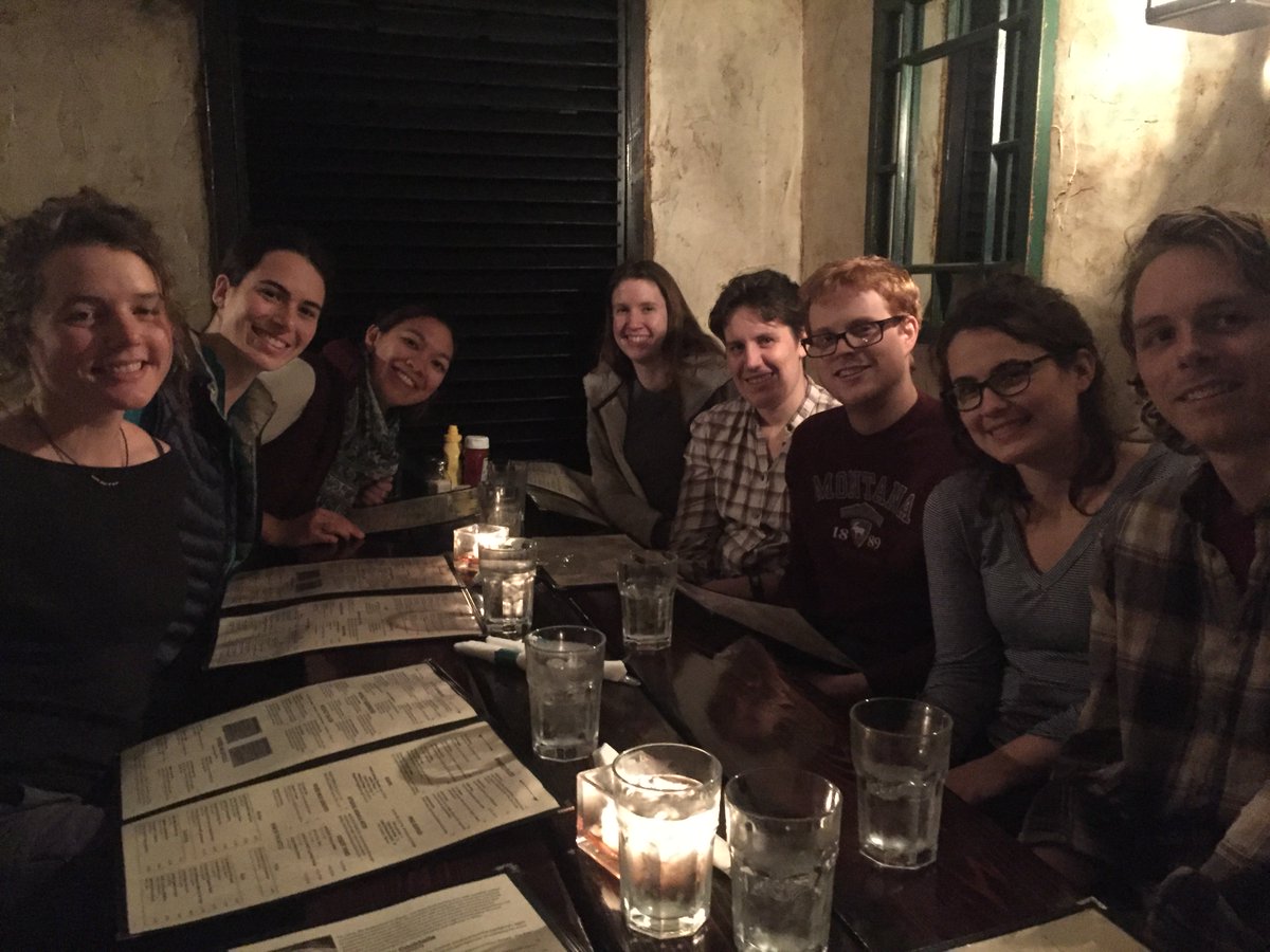 mgneubert's tweet photo. Celebrating successful #ACKME2017 math ecology workshop with participants including @hvmoeller, @Indoorecologist, @C_daloia.  @HalCaswell -- ACKME2018? https://t.co/l2iSKocZSx