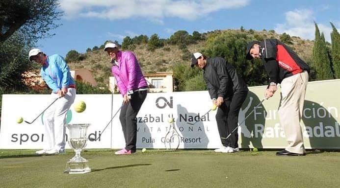 PulaGolf's tweet photo. Countdown On❤
#olazabalnadalinvitational by #mallorca #pulagolfresort #on2017 @rafaelnadal #chemaolazabal & #friends https://t.co/jiQgTMohHb