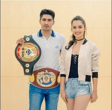 boxervijender's tweet photo. .@ManushiChhillar Thank you for bringing that crown back to India after 17years. Congratulations India awaits to welcome you with colours of love, warmth &amp; pride. 
#MissWorld2017 https://t.co/NIWyNlXmpY