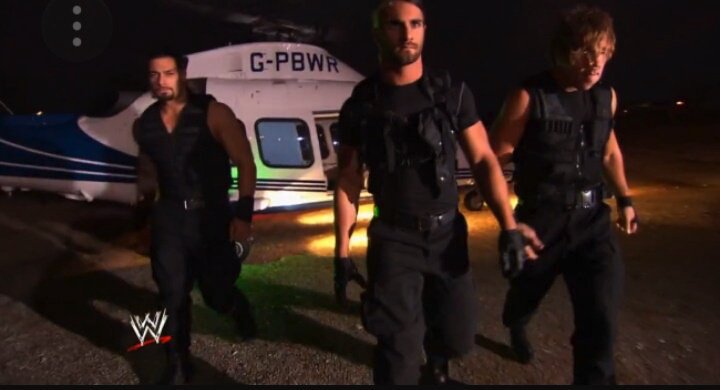 steviebreech's tweet photo. Remember when The Shield showed up to Raw on that "shoot" helicopter? #F4WLive https://t.co/QDwJ51DRPL