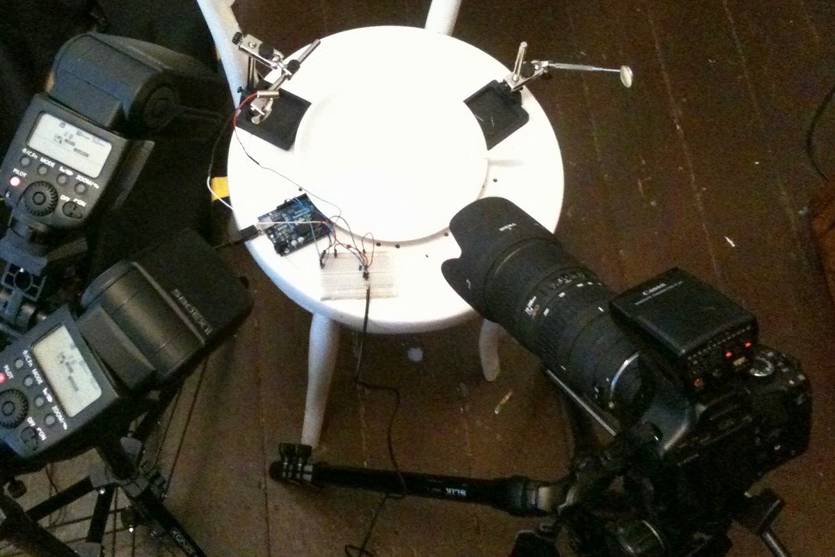 This crazy bunch of wires was the very first prototype of the first ever Triggertrap device. #memorylane